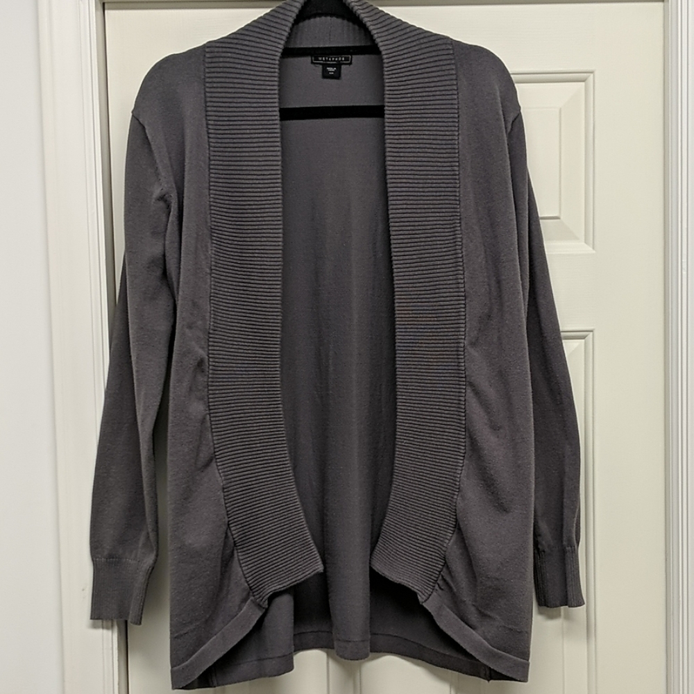 Dark Gray Metaphor sweater. Size Large